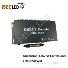 24Channeli väljund DMX512 LED -kontroller